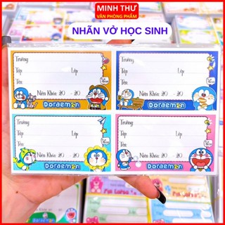 Xấp 10 nhãn vở dễ thương xinh xắn - Giấy Nhãn Trơn, Nhãn Thú Dễ Thương - Nhãn Dán giá rẻ