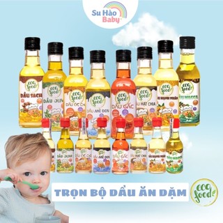 Dầu ăn dặm cho bé ecofood - dầu nguyên chất ép lạnh cho trẻ em trên 6 tháng tuổi