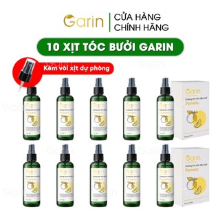 Combo 10 chai tinh dầu bưởi xịt kích mọc tóc pomelo Garin dưỡng tóc chắc khỏe giảm rụng làm dày