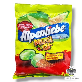 Gói 203gr kẹo Alpenliebe Xoài xanh muối ớt siêu hot hit