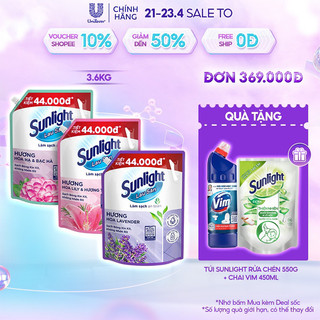 Nước lau sàn sunlight túi 3.6kg