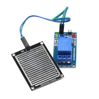 Bộ module cảm biến mưa 12V, có relay điều khiển giọt nước tự động