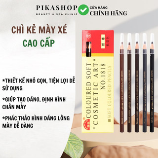 Chì xé kẻ chân mày, kẻ lông mày cao cấp chống trôi, chống thấm cosmetic art eyebrow pencil - pikashop