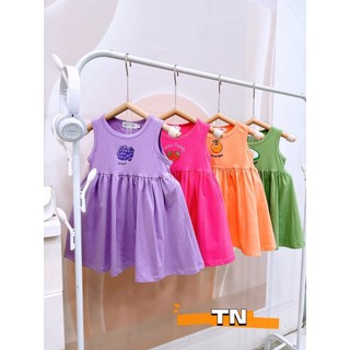 Xả kho - Váy suông sát nách hoa quả siêu xinh cho bé gái