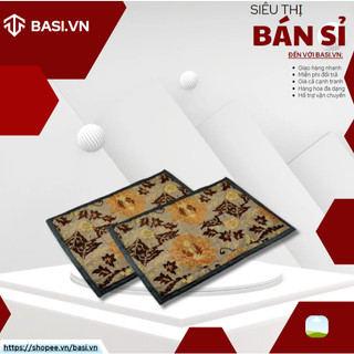 Thảm lau chân vải thổ cẩm siêu rẻ êm ái -gttk