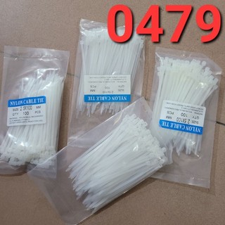 100 dây rút nhựa dây thít nhựa dài 10cm