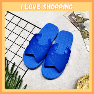 Dép xốp xanh đi trong nhà, spa khách sạn nam nữ quai ngang nhẹ êm chân