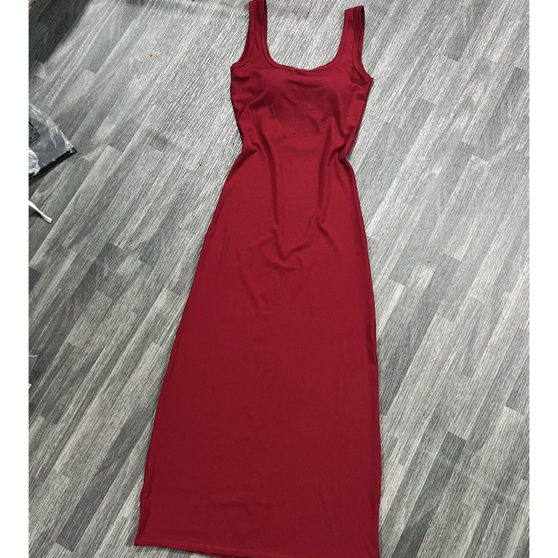 Đầm 2 dây bản to dài hở lưng , váy hai dây nữ maxi dài ôm body màu đen đi tiệc tôn dáng có mút VD956 | BigBuy360 - bigbuy360.vn