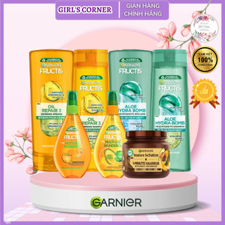 Dầu gội,dầu xả Garnier Fructis 250ml/200ml, Dưỡng tóc Garnier 150ml, Nội địa