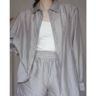 Set sơ mi quần soc oganza Eclipse Clothing