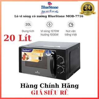 Lò vi sóng có nướng bluestone mob-7716 20 lít chính hãng bh 2 năm