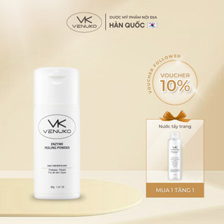 Tẩy tế bào chết da mặt dạng bột, loại bỏ bã nhờn, không gây kích ứng, phù hợp cho da dầu mụn, nhạy cảm | VENUKO