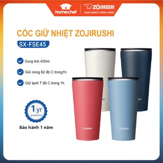 Cốc giữ nhiệt nóng-lạnh Zojirushi 450ml SX-FSE45, sản xuất tại Thái Lan, bảo hành giữ nhiệt 1 năm | Hàng chính hãng