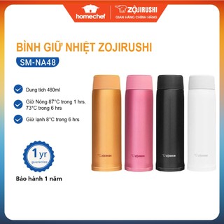 Bình giữ nhiệt nóng-lạnh Zojirushi 480ml SM-NA48, sản xuất tại Thái Lan, bảo hành giữ nhiệt 1 năm | Hàng chính hãng