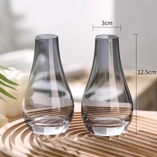 Bình hoa thuỷ tinh decor để bàn siêu sang phong cách vintage, lọ hoa trang trí dáng bình tịnh thuỷ của Đức Quan Âm