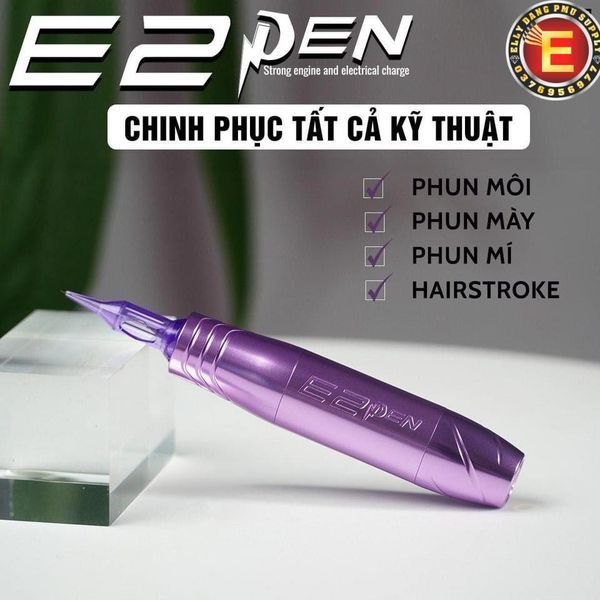 Máy pen mini E2 logo dập chìm BH 3T chọn màu