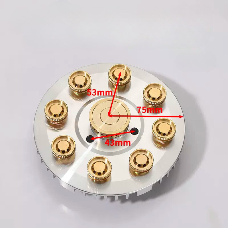 ( Phụ kiện ) Mâm chia lửa 9 đầu đốt gz499 ( không phải bếp gas )