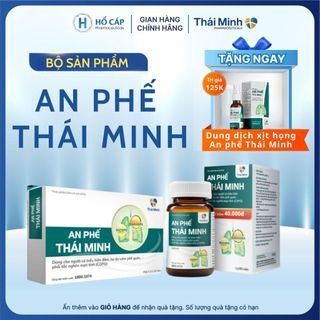 An Phế Thái Minh hộp 20 viên - giảm Đờm, Ho, Khó thở do viêm phế quản và phổi tắc nghẽn mạn tính hiệu quả cao