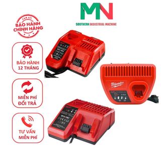Sạc pin milwaukee 12v, 18v chính hãng, c12c, m12-18c, m12-18fc - sạc chính hãng
