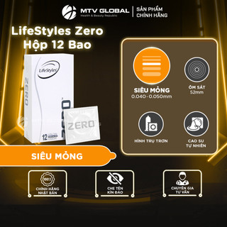 Bao Cao Su Lifestyles Zero Cao Cấp Siêu Mỏng Mang Đến Trải Nghiệm Chân Thật