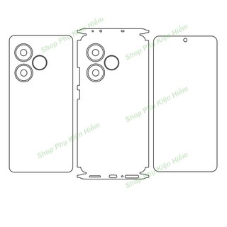 Dán ppf full viền realme gt neo 6 se - kèm dán camera