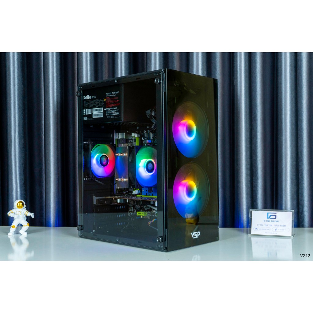 PC xeon gaming, làm máy chủ, mở nhiều tab, đồ họa, thiết kế ram 16G Vga 2G Led Rgb - chiến Lol, Fo4, Valorant - giá rẻ