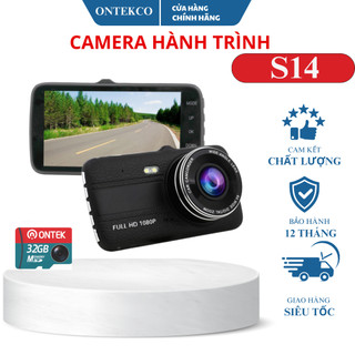 Camera hành trình ô tô ONTEKCO S14 8LED, độ phân giải FULL HD 1080P