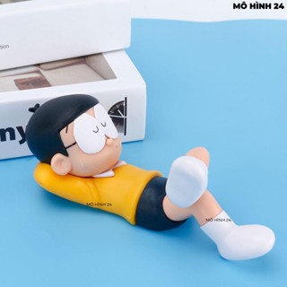 Bộ mô hình đôi bạn thân Doraemon và Nobita nằm 18x8cm truyện tranh nổi tiếng doremon figure size to đồ chơi Nôbita