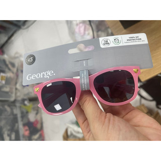 Kính hồng/  đen George _ Uk authentic