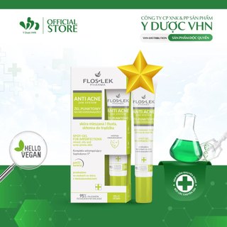 Gel Chấm Mụn Anti Acne Spot Gel For Imperfections FLOSLEK Hỗ Trợ Giảm Thâm Mụn 20ml