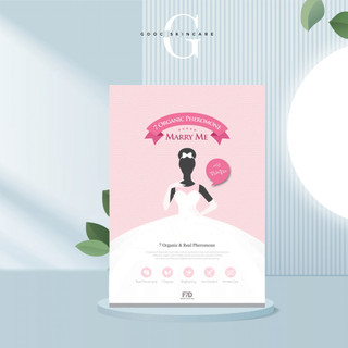 Mặt nạ marry me mask sheet cấp ẩm dưỡng sáng da - lẻ 1 miếng