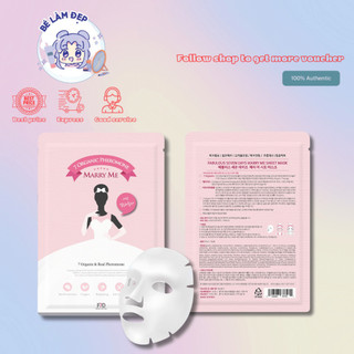 Mặt nạ cô dâu cấp ẩm dưỡng sáng da marry me sheet - 1 miếng lẻ