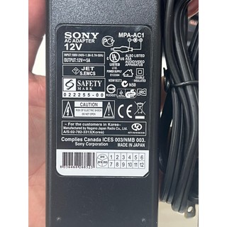 [FREESHIP 99K]_ADAPTER NGUỒN SONY MPA-AC1 12V 5A (60W) CHÍNH HÃNG