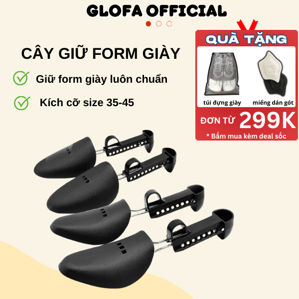 Cây Giữ Form Giày ❣️𝑭𝑹𝑬𝑬𝑺𝑯𝑰𝑷❣️ Cặp Giữ Form Giày Lò Xo Tùy Chỉnh Theo Size Giày, Bảo Vệ Chống Nhăn G