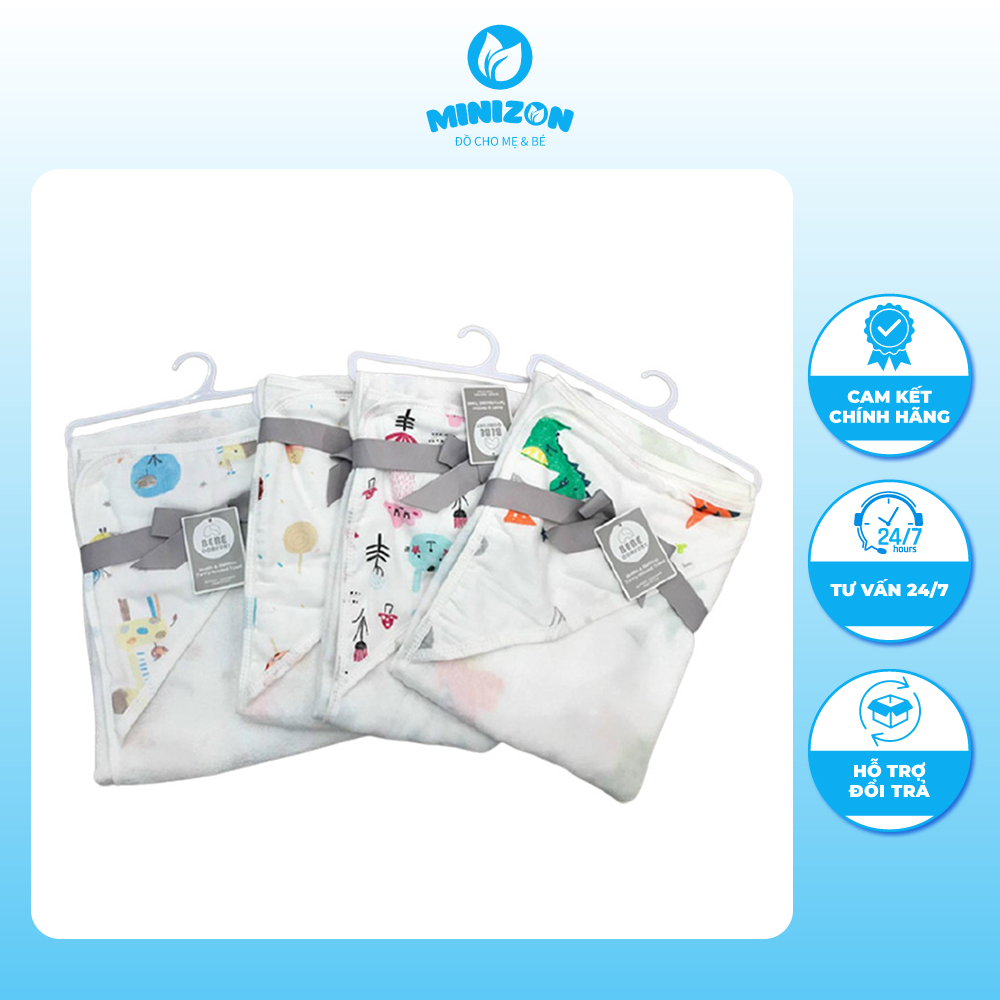 Chăn ủ choàng xô Bebe comfort mềm mại xinh xắn cho bé | Minizon Kids