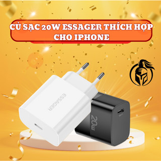 Củ Sạc 20w Essager thích hợp cho iPhone x xr 11 12 13 14 Pro Max
