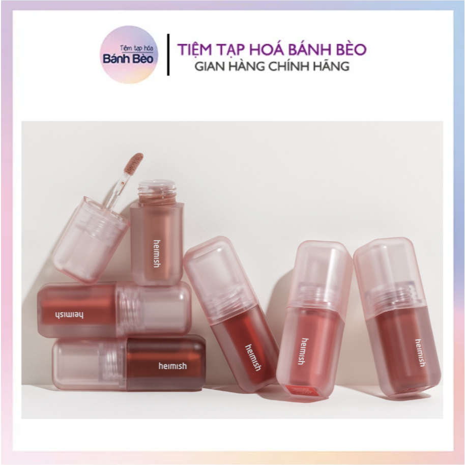 (Thanh lý) Son Bóng Heimish Dailism Lip Gloss Bóng Mịn Dưỡng Ẩm Lên Màu Tự Nhiên Makeup Hàn Quốc