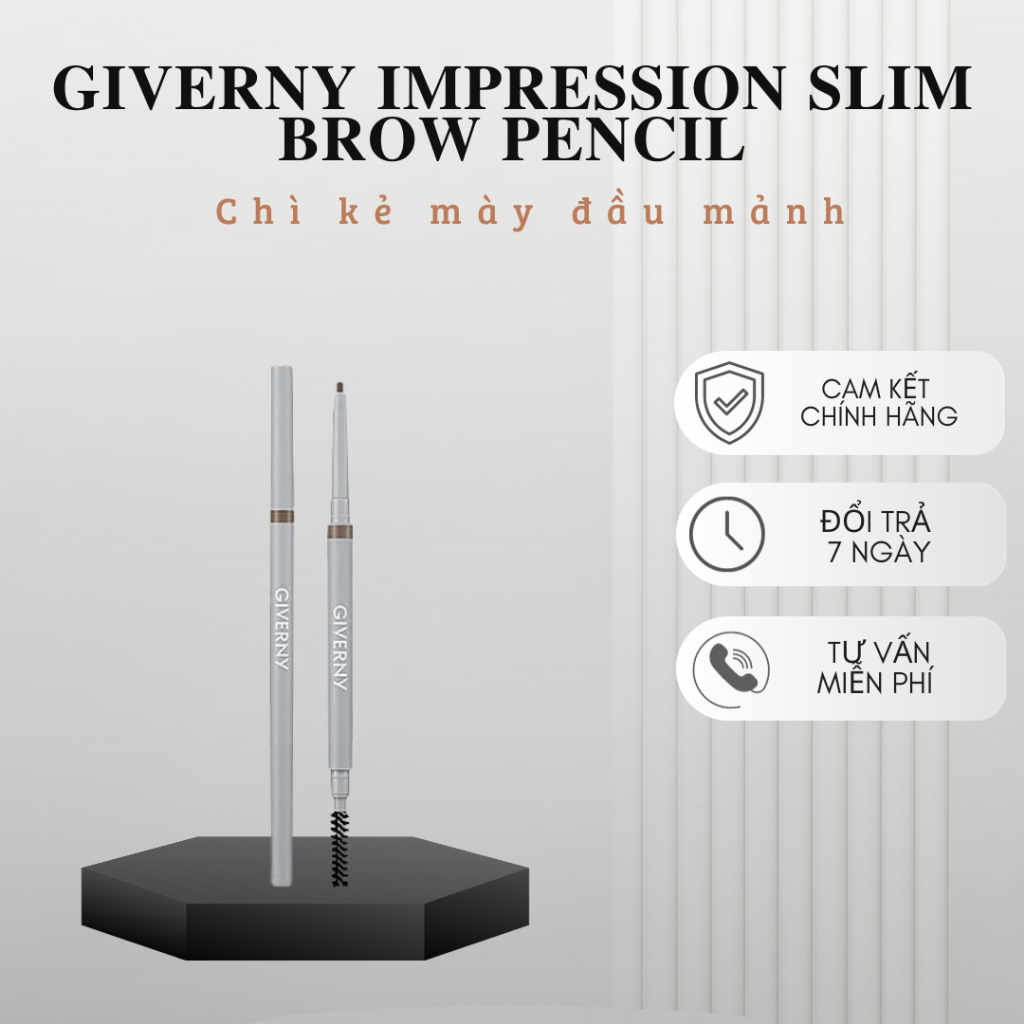 Chì kẻ mày 𝐆𝐈𝐕𝐄𝐑𝐍𝐘 𝐈𝐌𝐏𝐑𝐄𝐒𝐒𝐈𝐎𝐍 𝐒𝐋𝐈𝐌 𝐁𝐑𝐎𝐖