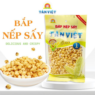 Ngô xóc mắm cay,  Bắp Nếp Sấy Giòn TÂN VIỆT Hương Vị Cay Mặn Ngọt  Gói 80g - 160g