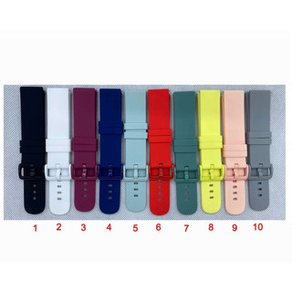 Dây đeo đồng hồ silicone trơn 18mm