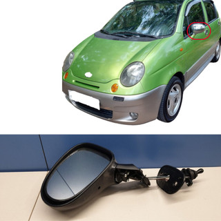 Gương chiếu hậu loại cơ chỉnh mặt cho xe ô tô matiz 2 cho đời xe 1999-2008