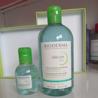 Nước tẩy trang Bioderma xanh size 100ml-500ml