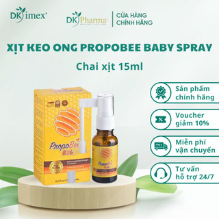 Xịt keo ong Propobee Baby Spray - Hỗ trợ giảm ho, đau rát họng, viêm họng, viêm hô hấp