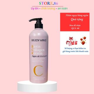 Lẻ dầu gội dầu xả BERDYWINS COMPLEX phục hồi tóc siêu mềm mượt, sạch gàu, ngăn dầu, ngăn rụng