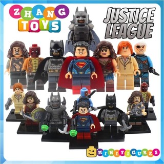 Đồ chơi Xếp hình Justice League Batman Wonder Woman - Luther Deathstroke - Red Hood Super man Minifigures Xinh X0108