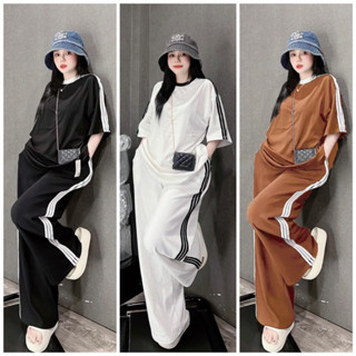  Sét bộ mặc nhà đồ bộ nữ Bigsize SET BỘ DÀI SUÔNG TRƠN THỂ THAO 