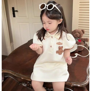 Váy polo đuôi cá cho bé đi học