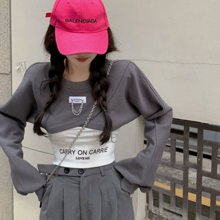 Set áo cặp croptop kèm áo dây ❤️❤️❤️