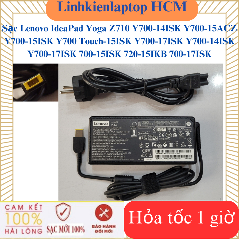 Sạc Lenovo IdeaPad Yoga Z710 Y700-14ISK Y700-15ACZ Y700-15ISK Y700 Touch-15ISK Y700-17ISK Y700-14ISK