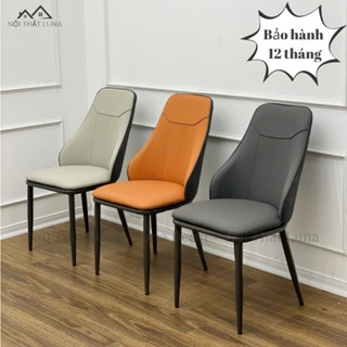 Ghê Ăn Phòng Bếp Đa Năng, Ghế Ngồi Phòng Khách, Ghế Ngồi Học, Ghế Bọc Da Cao Cấp Hàng Nhập Khẩu - Nội Thất Luna